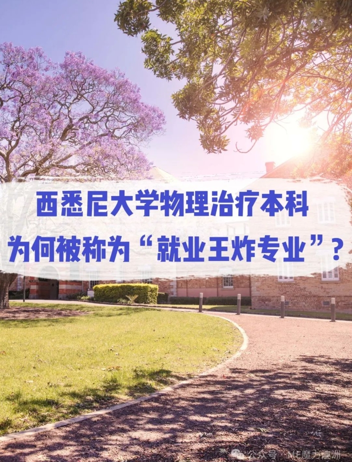 西悉尼大學(xué)物理治療本科，為何被稱(chēng)為“就業(yè)王炸專(zhuān)業(yè)”？